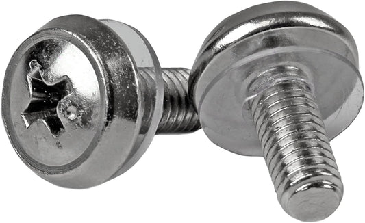 StarTech.com M5 Mounting Screws for Server Racks and Cabinets - 50 Pack - Screw kit (pack of 50) - CABSCREWS Silver Mounting Screws Silver Mounting Screws