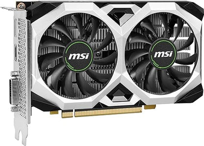 MSI Gaming GeForce GTX 1650 128-Bit HDMI/DP/DVI 4GB GDRR6 HDCP Support DirectX 12 VR Ready OC Graphics Card (GTX 1650 D6 Ventus XS OCV3)