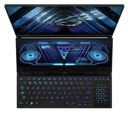 ASUS ROG Zephyrus Duo 16 (2023) Gaming Laptop, 16” Mini LED 240Hz/3ms, QHD+ 16:10 Display, 100% DCI-P3, NVIDIA GeForce RTX 4090, AMD Ryzen 9 7945HX, 32GB DDR5, 2TB SSD, Windows 11 Pro, GX650PY-XS97 NVIDIA® GeForce Dedicated