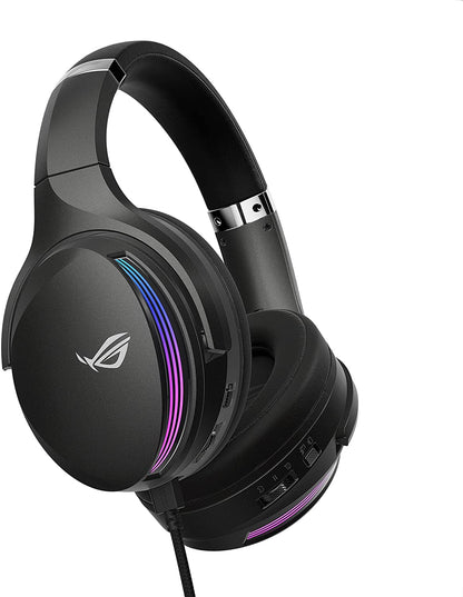 ASUS ROG Fusion II 500 Gaming Headset - AI Beamforming Mic, Noise-canceling AI Mic, 7.1 Surround Sound, Hi-Res ESS 9280 Quad DAC, Game Chat, 3.5mm, USB-C