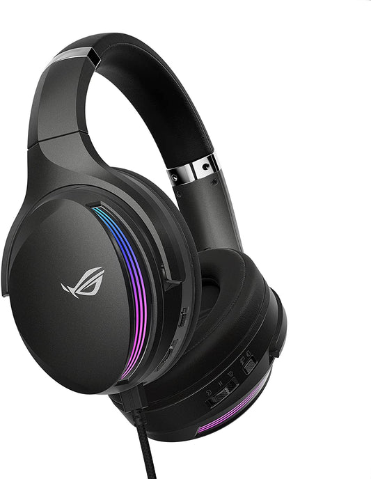 ASUS ROG Fusion II 500 Gaming Headset - AI Beamforming Mic, Noise-canceling AI Mic, 7.1 Surround Sound, Hi-Res ESS 9280 Quad DAC, Game Chat, 3.5mm, USB-C