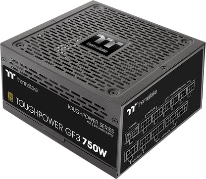 Thermaltake Toughpower GF3 750W 80+ Gold Full Modular SLI/Crossfire Ready ATX 3.0 Standard Power Supply, PCIe Gen.5 12VHPWR Connector Included, PS-TPD-0750FNFAGU-4, 10 Year Warranty Black 750W GF3 ATX3.0