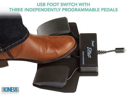 Kinesis Savant Elite2 Programmable Triple Foot Pedal (FP30A)