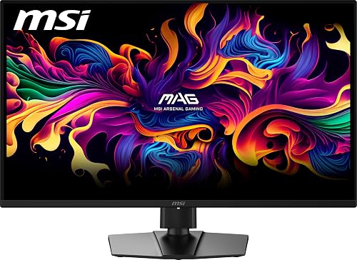 msi MAG 322UP QD-OLED E16 32-Inch QD-OLED Monitor, 3840x2160, 165Hz, 0.03ms, DisplayHDR True Black 400, AMD FreeSync Premium Pro, NVIDIA G-SYNC Compatible, AI Care Sensor, HDMI2.1, DP 2.1, 98W USB-C