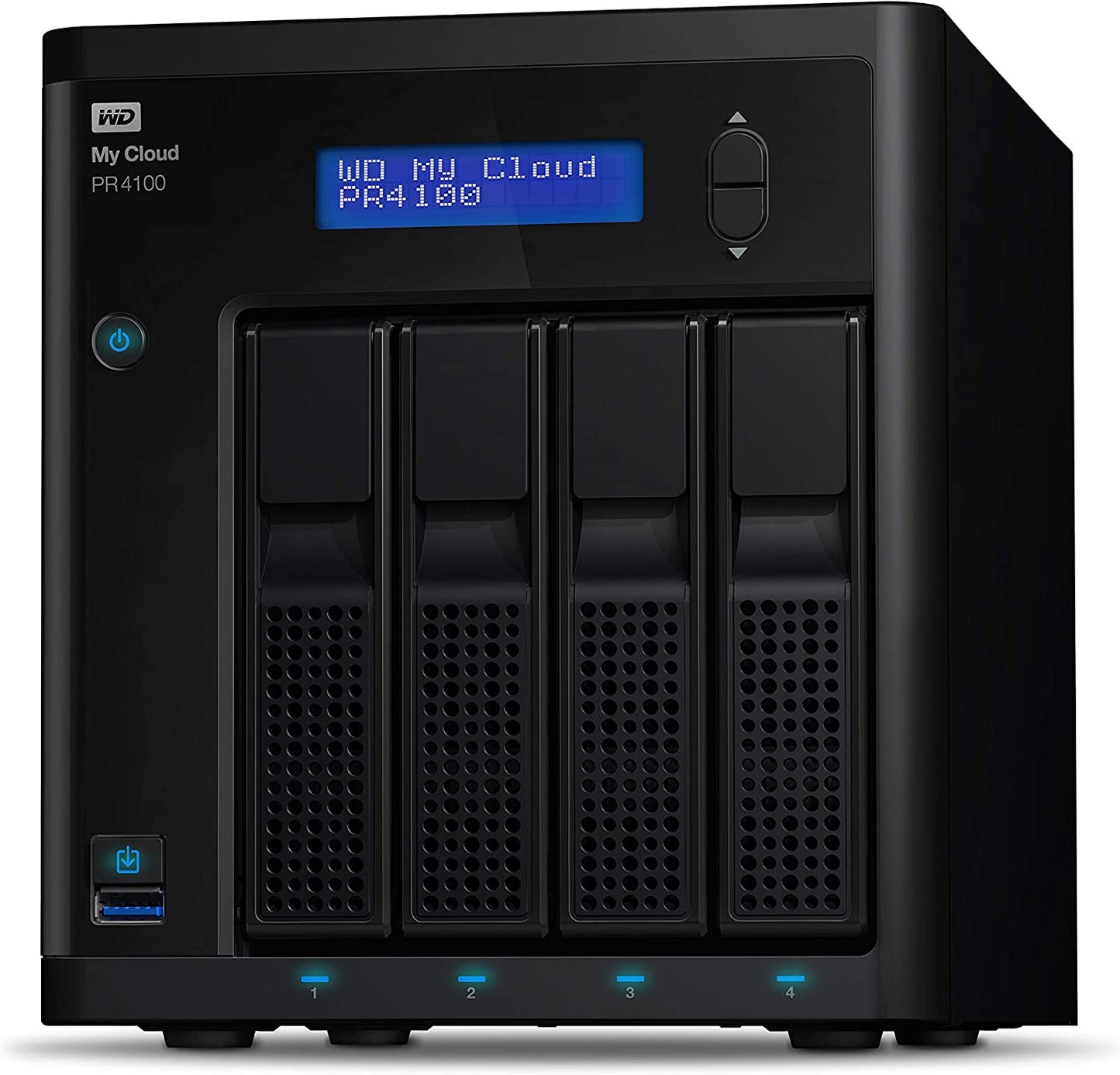 Western digital WD 56TB My Cloud Pro Series PR4100 Network Attached Storage - NAS - WDBNFA0560KBK-NESN 56TB Storage