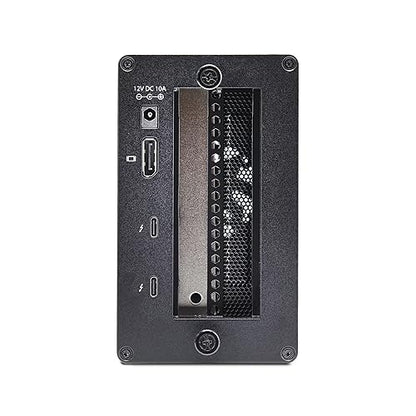 StarTech.com Thunderbolt 3 PCIe Expansion Chassis, External Enclosure W/Dual PCI Express Slots, PCIe Box for Laptops/Desktops/All-in-Ones, 8K/4K Output Via TB3/DP 1.4 (2TBT3-PCIE-ENCLOSURE) Toolless design