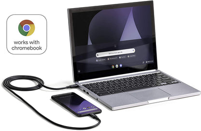 StarTech.com 6 ft (1.8 m) USB C to USB C Cable - 5A, 100W PD 3.0 - Certified Works with Chromebook - USB-IF Certified - M/M - USB 3.0 5Gbps - USB C Charging Cable - USB Type C Cable (USB315C5C6)