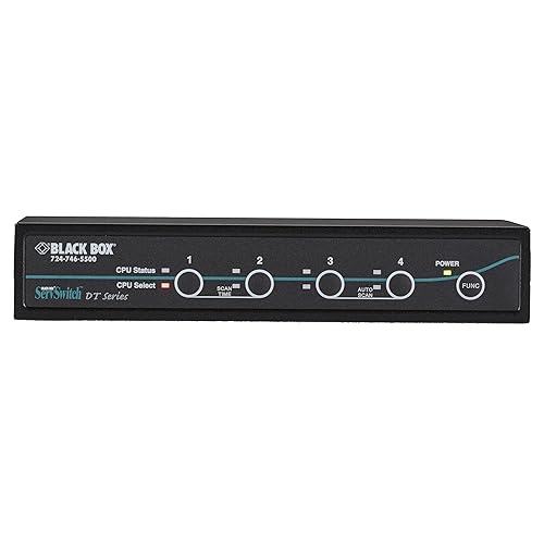 Black Box ServSwitch DT DVI 4-Port with Emulated USB Keyboard/Mouse