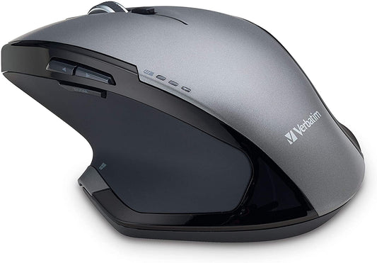 Verbatim Wireless Desktop 8-Button Deluxe Mouse Graphite