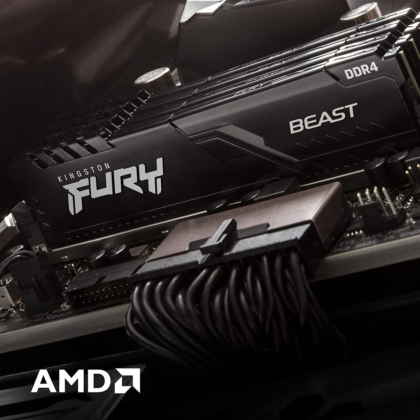 Kingston Fury Beast 16 GB (2 x 8 GB) 3200 MHz DDR4 CL16 Desktop Memory Kit of 2 KF432C16BBK2/16 Kit of 2 3200 MHz 16 GB