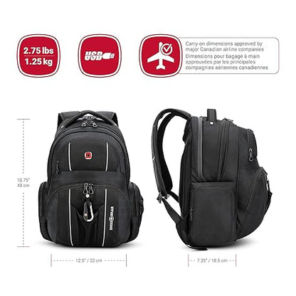 SwissGear unisex-adult Lightweight Under Seat Black