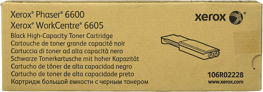 Xerox Phaser 6600/ WorkCentre 6605 Black High Capacity Toner-Cartridge (8,000 Pages) - 106R02228 High Capacity Black 1 Pack