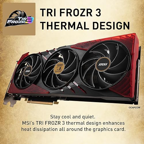 MSI Gaming RTX 4060 Ti 8G x GC30 Monster Hunter Edition Graphics Card + GC30 Controller Bundle (NVIDIA RTX 4060 Ti, 128-Bit, Boost Clock: 2535 MHz, 8GB GDRR6 18 Gbps, HDMI/DP)