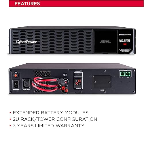 CyberPower BP48VP2U01 Extended Battery Module, 48V/60A, 2U Rack/Tower EBM 48V/60A