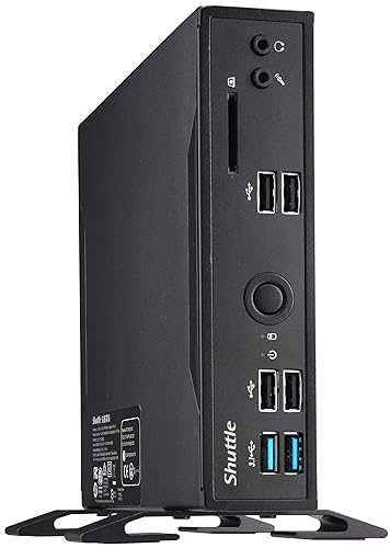 Shuttle Barebone DS10U CEL FANLESS 65W CEL-4205U,2XD4,HDMI,VGA,DP,4XUSB3,4XUSB2,2LAN