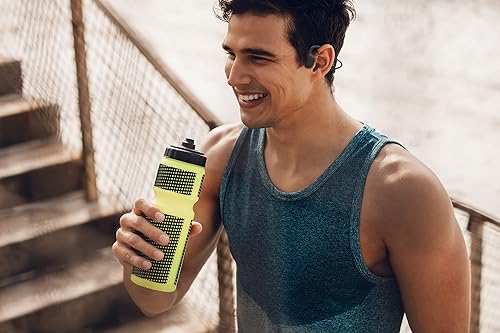OPN Sound OS2000BK Mezzo Bluetooth Bone-Conduction Neckband Headphones with Microphone, Black