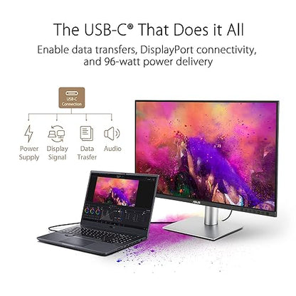 ASUS ProArt Display 32” (31.5 viewable) Professional Monitor (PA329CRV) - IPS, 4K UHD (3840 x 2160), 98% DCI-P3, Color Accuracy ?E < 2, Calman Verified, USB-C PD 96W, Daisy-Chain, VESA DisplayHDR400 32 4K HDR400 Daisy-Chain Mac