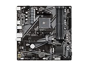 GIGABYTE B550M K (AM4/ AMD/ B550/ Micro-ATX/Dual M.2/ SATA 6Gb/s/USB 3.2 Gen 1/ Realtek GbE LAN/PCIe 4.0/ Motherboard) B550 B550M K Bundle