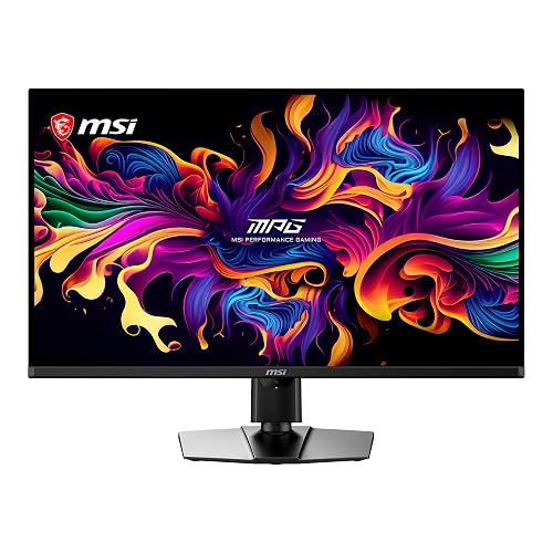 MSI MPG 322UR QD-OLED X24 32 Inch 4K UHD Gaming Monitor - 3840 x 2160 Penta Tandem OLED Panel, 240Hz / 0.03ms, 99% DCI-P3, ?E=2, DisplayHDR True Black 400, KVM, RGB - DP 2.1a, HDMI 2.1, USB Type-C 98W