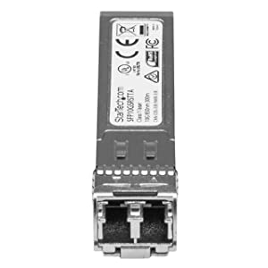 StarTech.com Cisco SFP-10G-SR-S Compatible SFP+ Module - 10GBASE-SR - 10GbE Multimode Fiber MMF Optic Transceiver - 10GbE SFP+ - LC 300m - 850nm - DDM Cisco Firepower, ASR9000, C9300 (SFP10GSRSTTA) SFP-10G-SR (TAA) Single