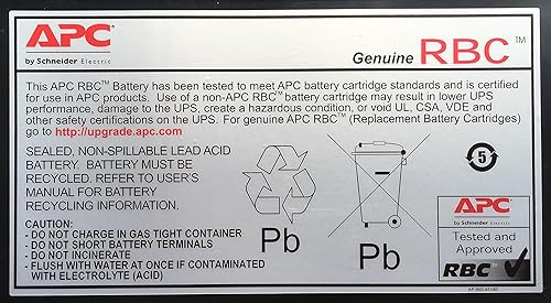 APC APCRBC140 UPS Replacement Battery Cartridge for select APC Smart-UPS Online skus