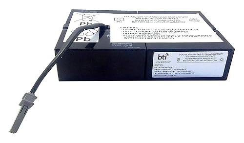 BTI Battery Technology, Inc Replacement Maintenance-Free, Sealed Lead Acid Ups Battery Kit for APC Sc1500, S