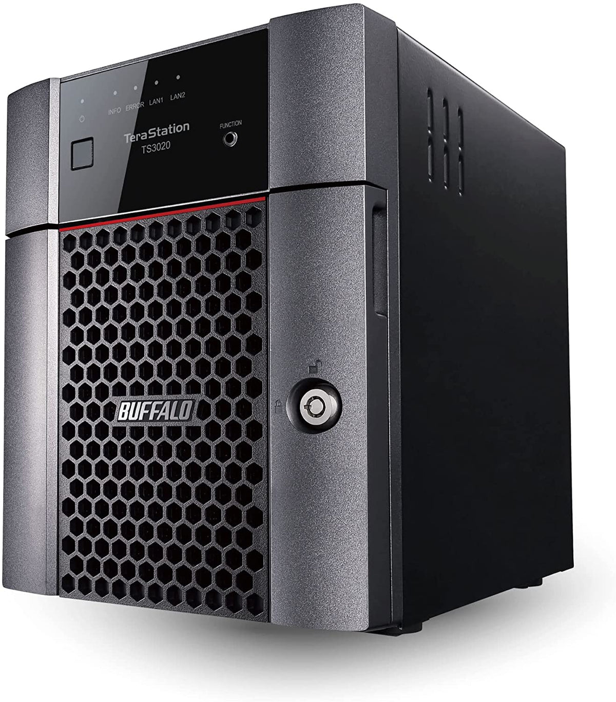 BUFFALO TeraStation 3420DN 4-Bay Desktop NAS 8TB (2x4TB) with HDD NAS Hard Drives Included 2.5GBE / Computer Network Attached Storage / Private Cloud / NAS Storage/ Network Storage / File Server 8 TB (2 x 4TB) TeraStation 3420DN Desktop NAS 4 Drive Bays