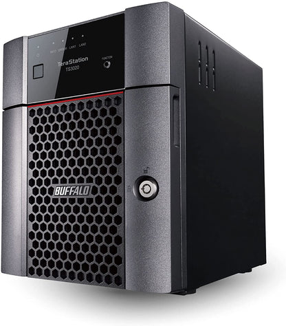 BUFFALO TeraStation 3420DN 4-Bay Desktop NAS 8TB (2x4TB) with HDD NAS Hard Drives Included 2.5GBE / Computer Network Attached Storage / Private Cloud / NAS Storage/ Network Storage / File Server 8 TB (2 x 4TB) TeraStation 3420DN Desktop NAS 4 Drive Bays