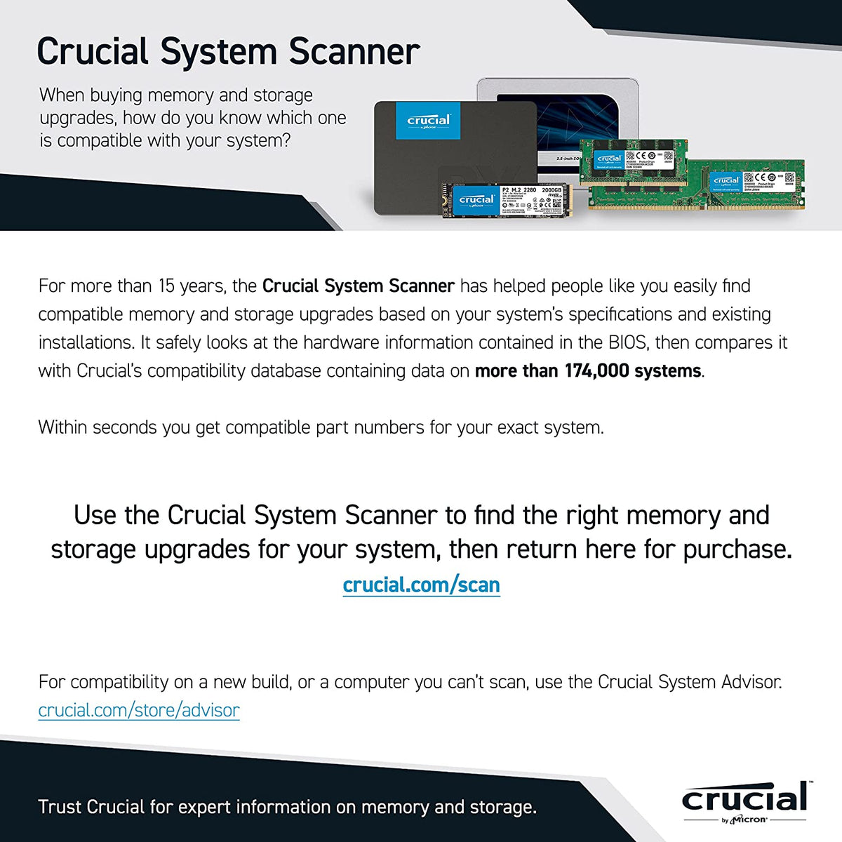 Crucial RAM 4GB DDR4 2400 MHz CL17 Laptop Memory CT4G4SFS824A 4GB 2400MHz