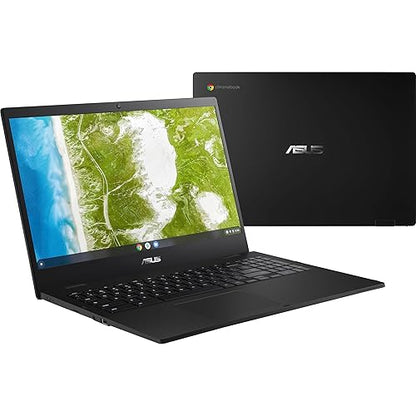 ASUS Chromebook CX1 Laptop, 15.6" Full HD NanoEdge Display, Intel Celeron N4500 Processor, 64GB eMMC Storage, 4GB RAM, Wi-Fi 6 ChromeOS, CX1500CKA-DH03-CB