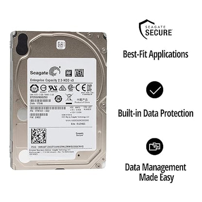 Seagate ST2000NX0273 2 TB 2.5 Inch Internal Hard Drive - SAS