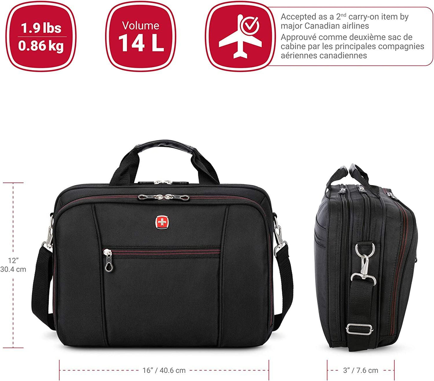 Swissgear Swiss Gear Ballistic Top-Loading 15.6" Laptop Case (SWA0907)
