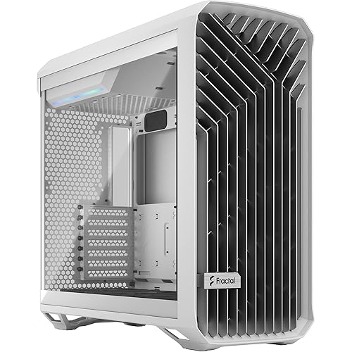 ractal Design Torrent White TG Clear Tint - White - Tempered Glass, Steel - 6 x Bay - 5 x 7.09" , 5.51" x Fan(s) Installed - 0 - ATX, EATX, Micro ATX, ITX, SSI EEB, SSI CEB Motherboard Supported - 7 x Fan(s) Supported - 0 x External 5.25" Bay