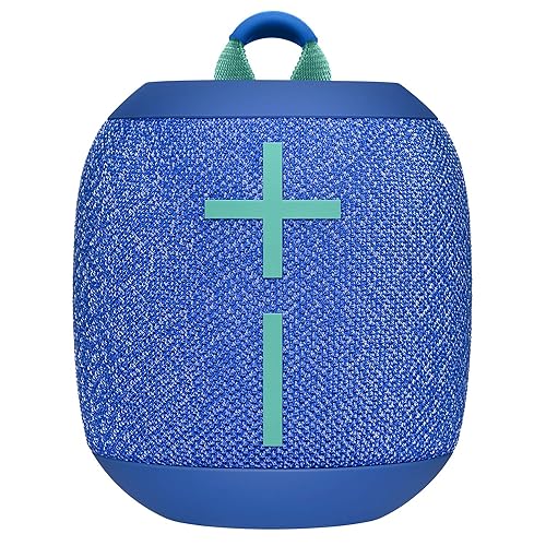 Ultimate Ears Wonderboom 2, Portable Wireless Bluetooth Speaker, Big Bass 360 Sound, Waterproof / Dustproof IP67, Floatable, 33-m (100-ft) Range - Bermuda Blue Bermuda Blue Wonderboom 2