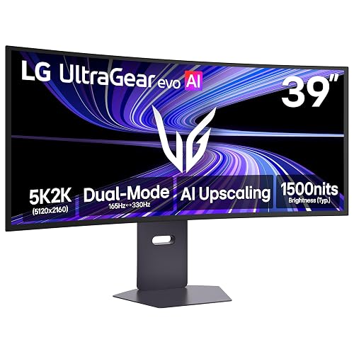 LG Ultragear™ 39 Gaming Monitor 39GX950B OLED Dual-Mode 5K2K G-SYNC Curved