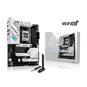 ASUS ROG Strix B650-A Gaming WiFi 6E AM5 (LGA1718) Ryzen 7000 Gaming Motherboard(12+2 Power Stages,DDR5,3xM.2 Slots,PCIe® 4.0, 2.5G LAN,WiFi 6E,USB 3.2 Gen 2x2 Type-C® Port)