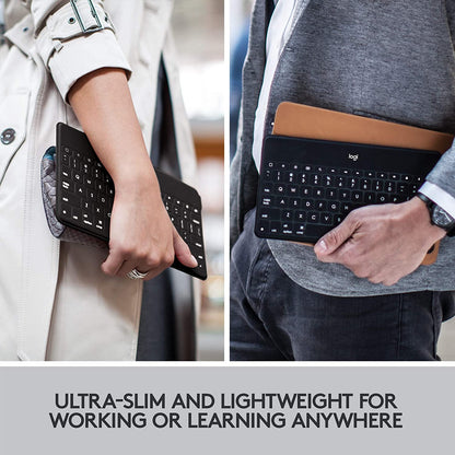 Logitech Keys-to-Go Ultra-Portable, Stand-Alone Keyboard COMPATIBLE DEVICES all iOS devices including iPad, iPhone and Apple TV 920-006701