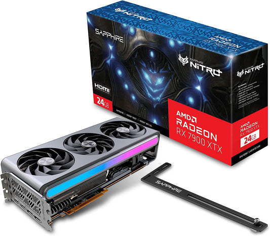 Sapphire technology Sapphire 11322-01-40G Nitro+ AMD Radeon RX 7900 XTX Vapor-X Gaming Graphics Card with 24GB GDDR6, AMD RDNA 3