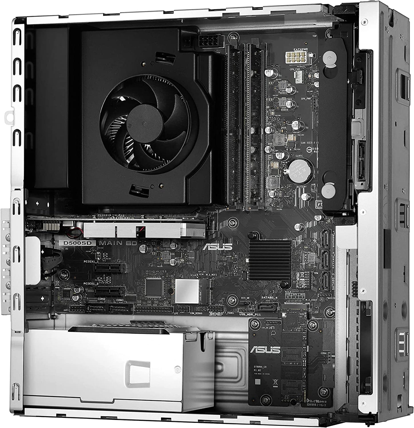 Asus D500 Desktop Small Form Factor Intel i3-12100, 8GB DDR4, 256GB PCIE, Windows 11 Pro, No KyBD/Mouse D500 Intel i3
