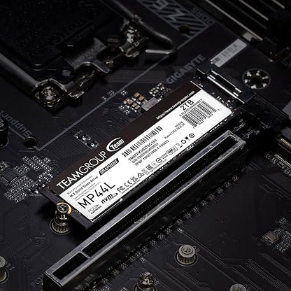 TEAMGROUP MP44L 1TB SLC Cache NVMe 1.4 PCIe Gen 4x4 M.2 2280 Laptop&Desktop SSD (R/W Speed up to 5,000/3,700MB/s) TM8FPK001T0C101 1TB Swift
