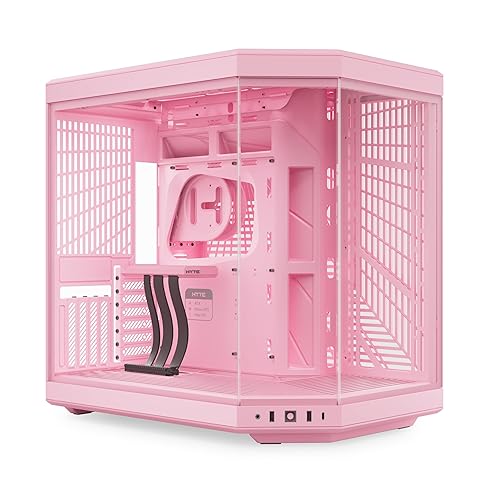 HYTE Y70 Dual Chamber ATX Mid Tower Modern Aesthetic Case - Strawberry Milk