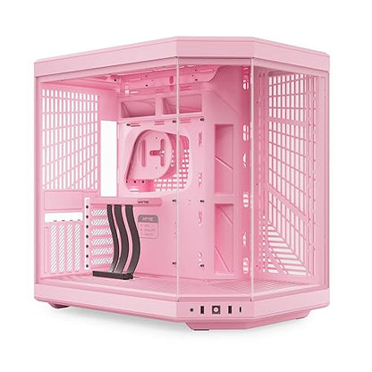 HYTE Y70 Dual Chamber ATX Mid Tower Modern Aesthetic Case - Strawberry Milk