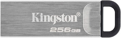 Kingston DataTraveler Kyson 256GB High Performance USB 3.2 Metal Flash Drive | Speeds up to 200MB/s | DTKN/256GB