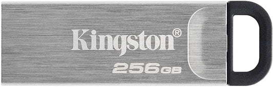 Kingston DataTraveler Kyson 256GB High Performance USB 3.2 Metal Flash Drive | Speeds up to 200MB/s | DTKN/256GB