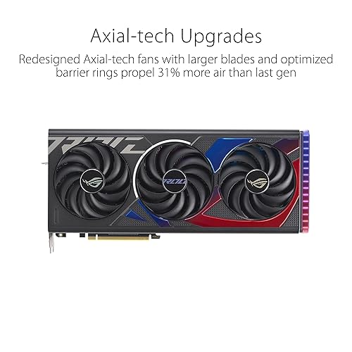 ASUS ROG Strix GeForce RTX™ 4070 OC Edition Gaming Graphics Card (PCIe 4.0, 12GB GDDR6X, DLSS 3, HDMI 2.1, DisplayPort 1.4a)