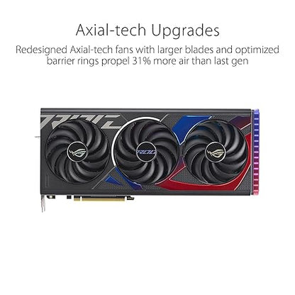 ASUS ROG Strix GeForce RTX™ 4070 OC Edition Gaming Graphics Card (PCIe 4.0, 12GB GDDR6X, DLSS 3, HDMI 2.1, DisplayPort 1.4a)