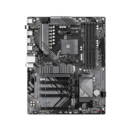 GIGABYTE B550 Eagle WIFI6 Motherboard, Supports AMD AM4 Ryzen 5000 Processors, ATX, DDR4, 2X M.2, PCIe 4.0, WIFI6, 1GbE LAN, EZ-Latch