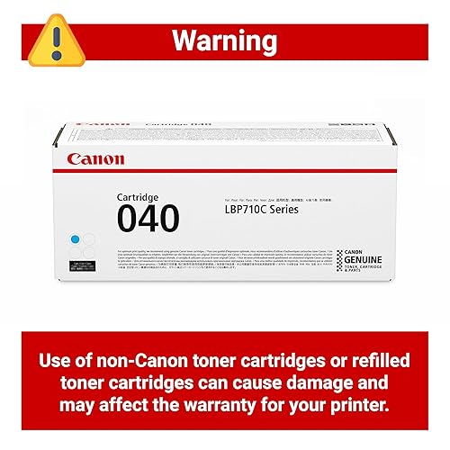 Canon 040C 0458C001 Original Cyan Toner Cartridge