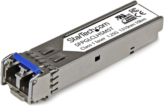 StarTech.com Cisco GLC-LH-SM Compatible SFP Module - 1000BASE-LX/LH - 1GE Gigabit Ethernet SFP - LC 20km - 1310nm - Cisco IE3400, IE3300, IE3200 (SFPGLCLHSMST) GLC-LH-SM Single