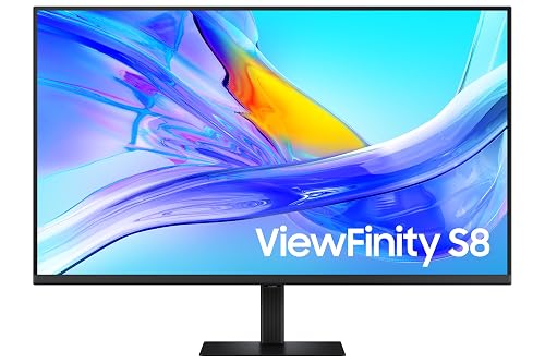 Samsung Viewfinity 37 inch 4K UHD (3840 x 2160) High Resolution VA Monitor, 5ms, HDR10, USB-C, Height Adjustable Stand, Black (LS37D802UANXZA) [Canada Version] 37 inch S8